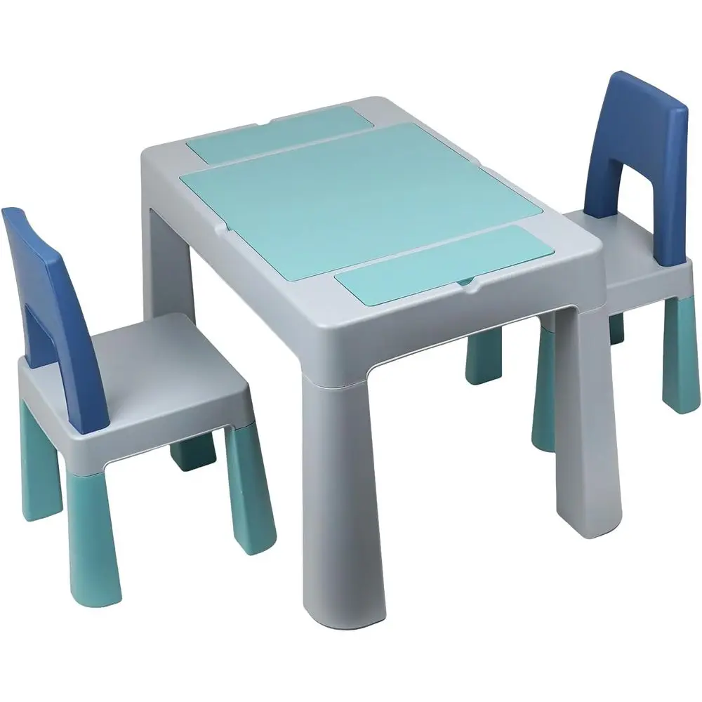 Kids Outdoor Chair And Table - Versatile Kids Activity Table with Chairs,