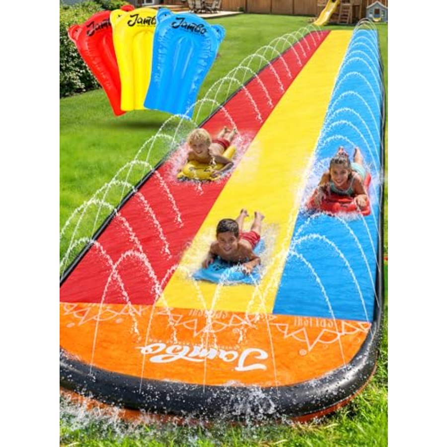 Slip Slide Water Mat - 25Ft Premium XXL Slip Splash and