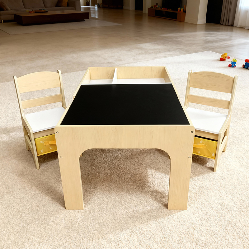 Kids Outdoor Chair And Table - Modern Wooden Kids Table and Chair