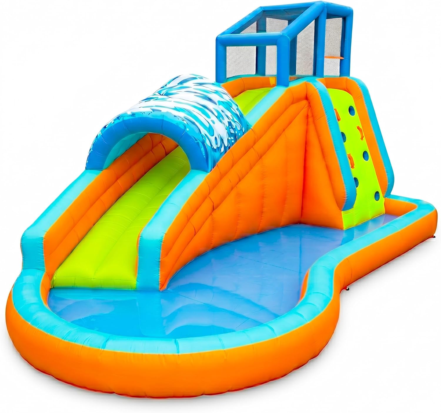 Kids Outdoor Tunnel - Large Outdoor Inflatable Water Park with