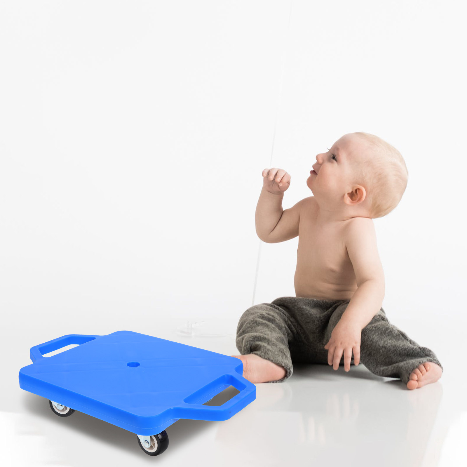 Kids Outdoor Play Equipment - Sensory Training Kids Plastic Sitting Scooter