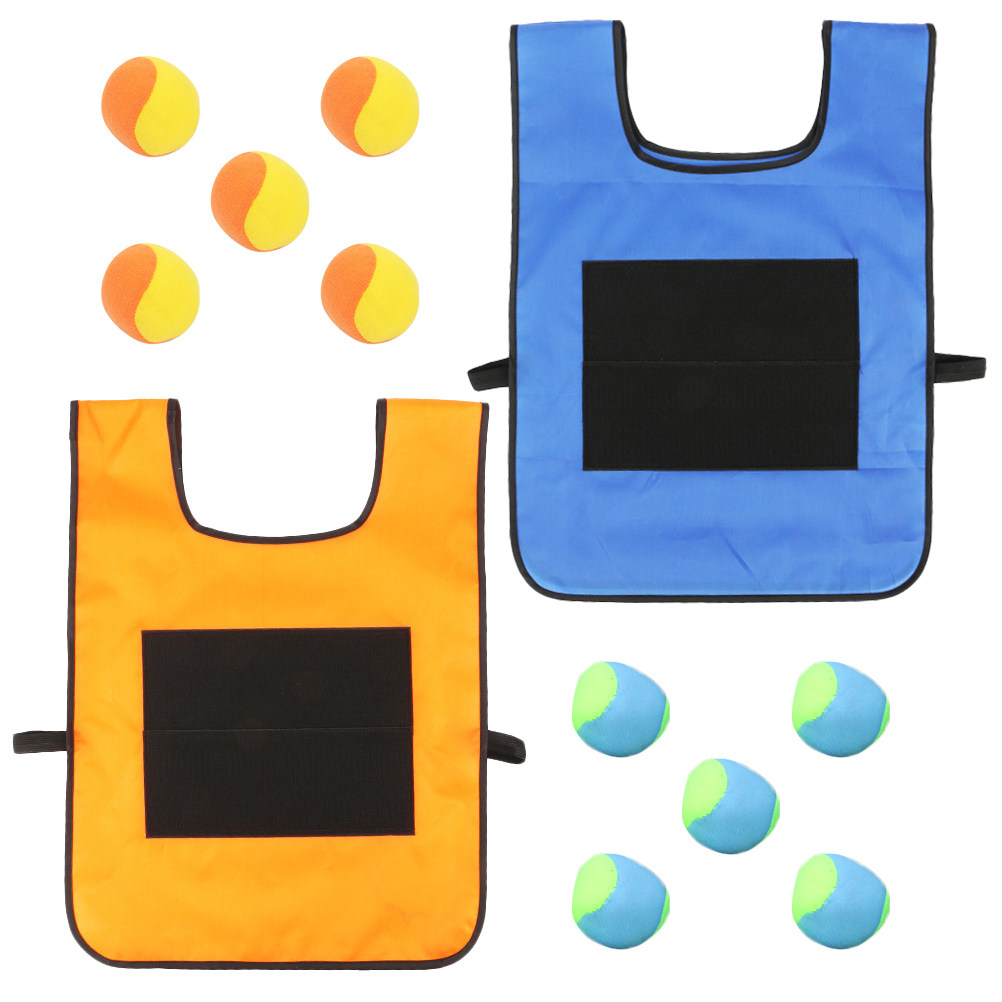 Kids Outdoor Ball - 2Sets Children Sticky Ball Vest Creative