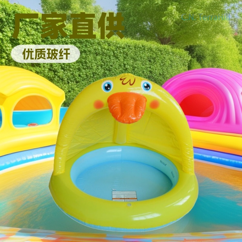 Inflatable Splash Pool for Kid - Kids Outdoor Water Play Table recension och pris