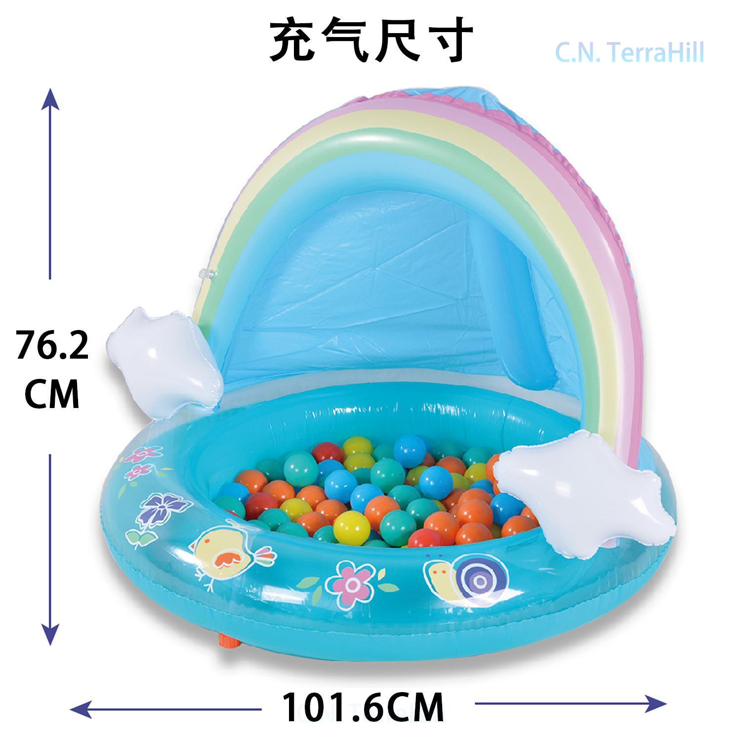 Inflatable Splash Pool for Kid - Kids Outdoor Water Play Table recension och pris