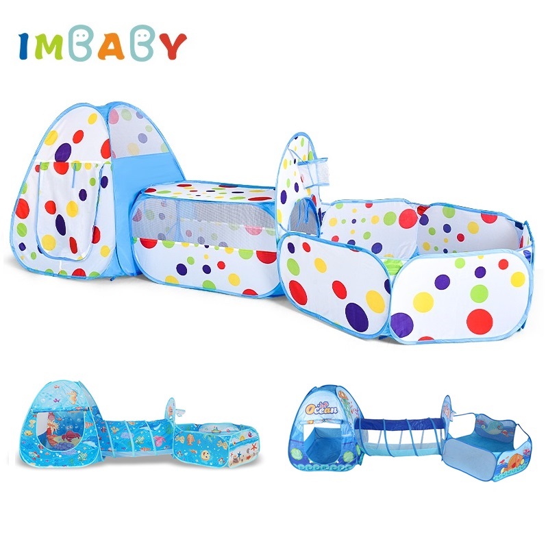 IMBABY 3 in 1 Ball Pool Foldin - Kids Outdoor Tunnel recension och pris