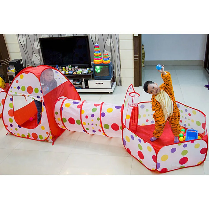 IMBABY 3 in 1 Ball Pool Foldin - Kids Outdoor Tunnel recension och pris