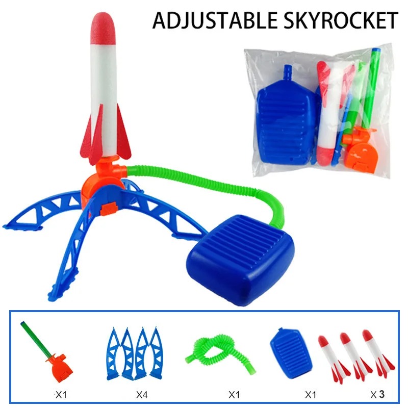 Air Rocket Foot Pump Launcher  - Kids Outdoor Jumpsuit recension och pris