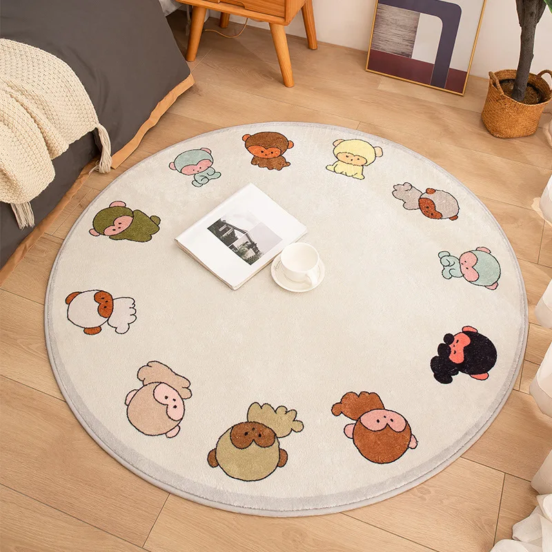 Cartoon Cute Animal Round Carp - Kids Outdoor Chair And Table recension och pris