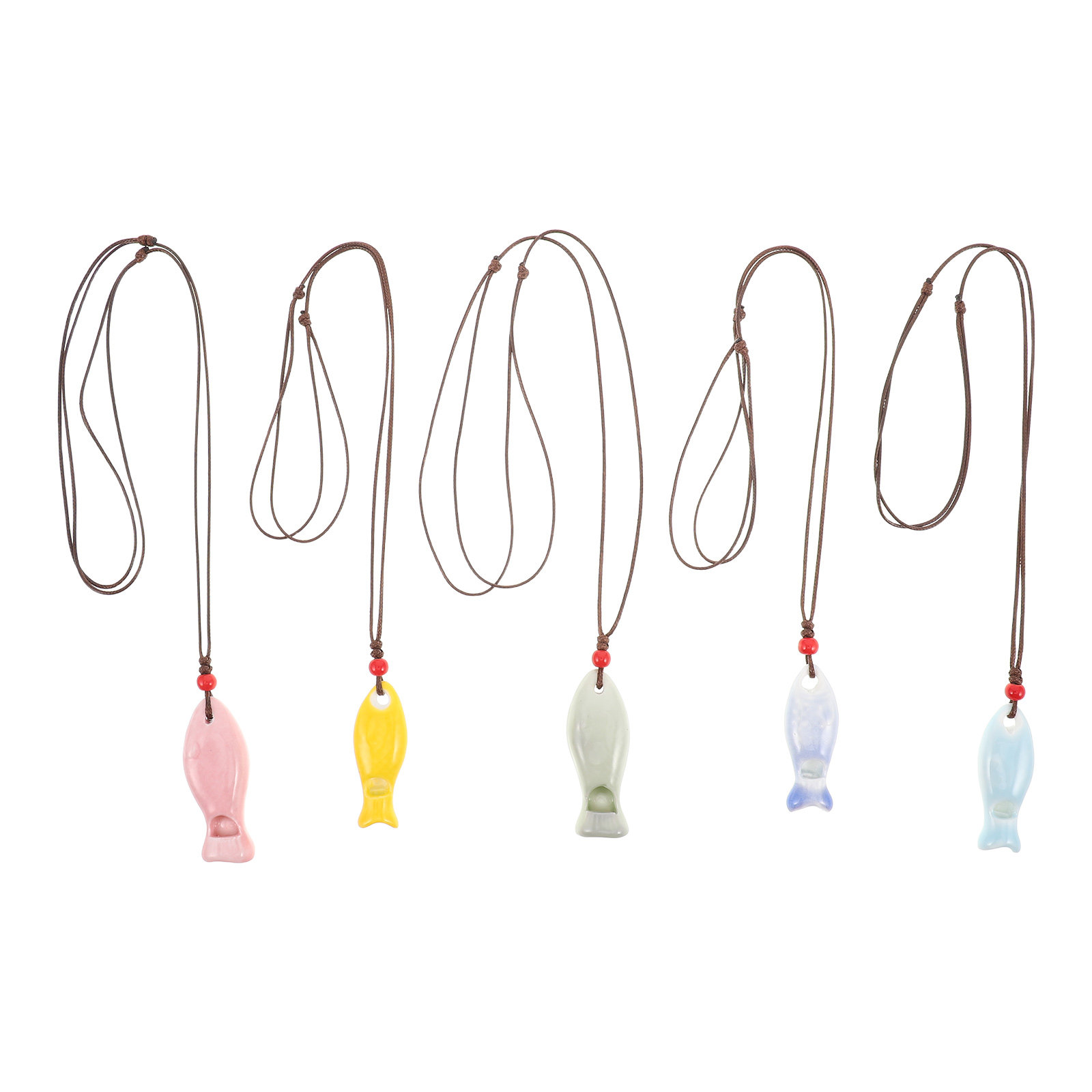 5Pcs Ceramic Fish Whistle Pend - Kids Outdoor Instruments recension och pris