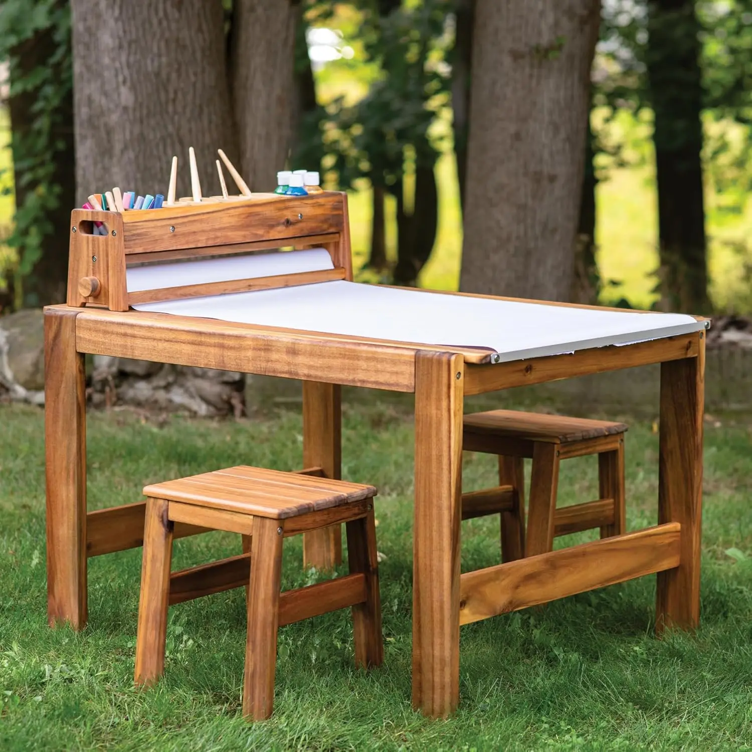 Acadia Outdoor Art Table and S - Kids Outdoor Chair And Table recension och pris