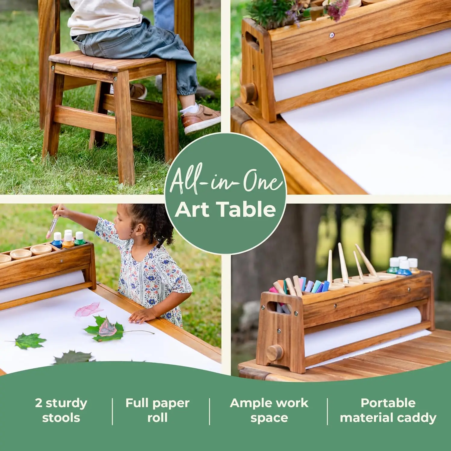 Acadia Outdoor Art Table and S - Kids Outdoor Chair And Table recension och pris
