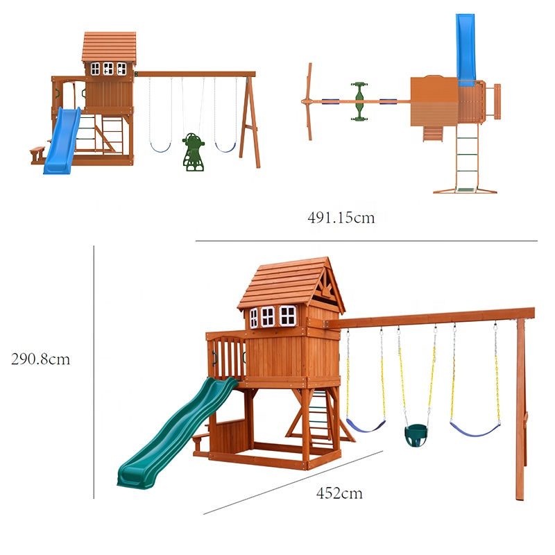 Large Outdoor Amusement Equipm - Kids Outdoor Monkey Bar Set recension och pris