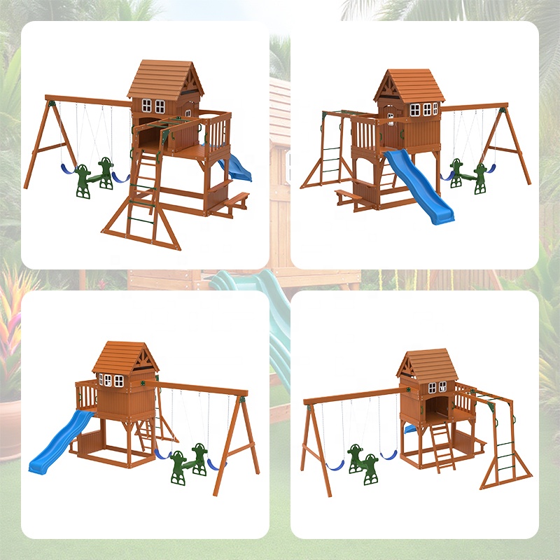 Large Outdoor Amusement Equipm - Kids Outdoor Monkey Bar Set recension och pris
