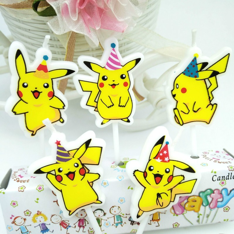 5pcs/lot Pokemon Birthday Cake - Kids Outdoor Kitchen Accessories recension och pris