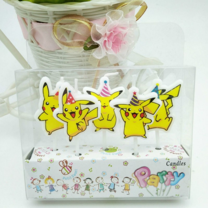 5pcs/lot Pokemon Birthday Cake - Kids Outdoor Kitchen Accessories recension och pris