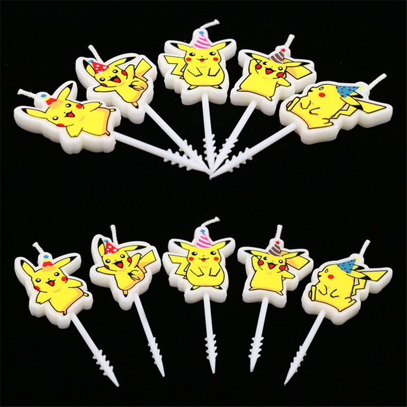 5pcs/lot Pokemon Birthday Cake - Kids Outdoor Kitchen Accessories recension och pris