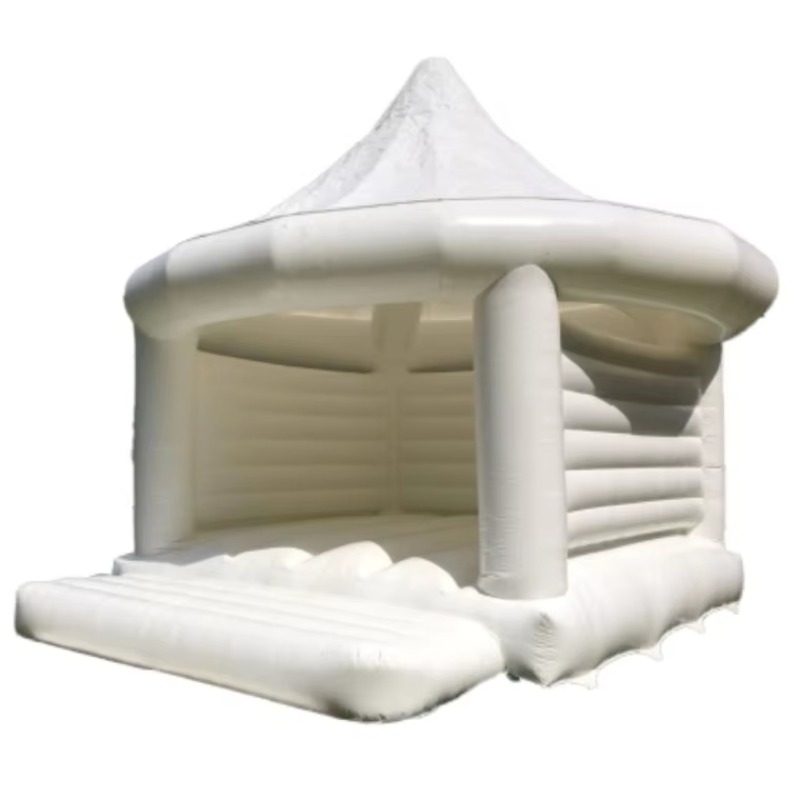 Inflatable White Wedding Bounc - Kids Outdoor Ball recension och pris