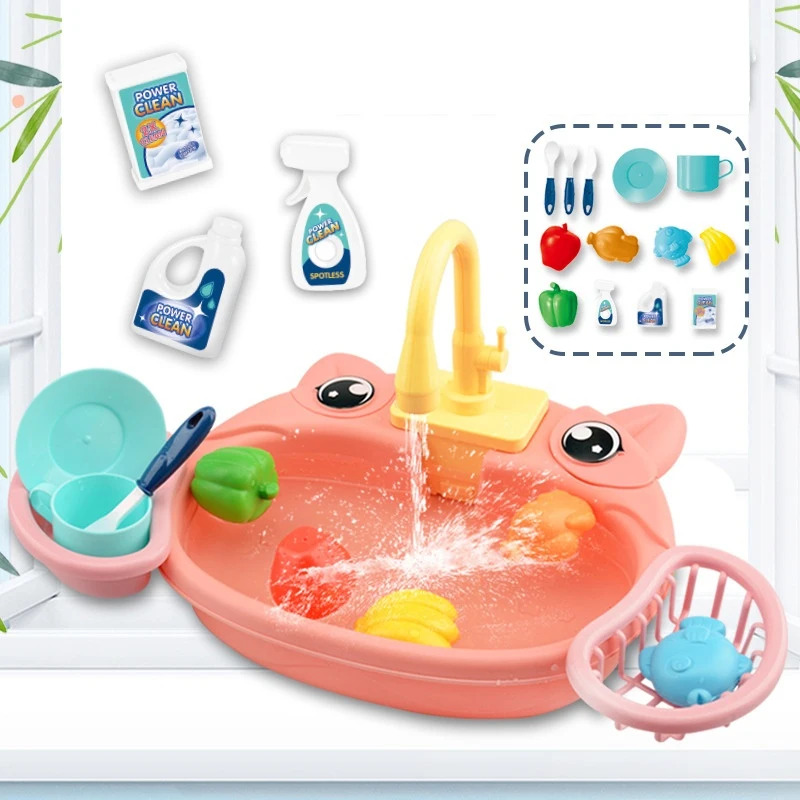 Toy Kitchen Set for Toddlers w - Kids Outdoor Kitchen Accessories recension och pris