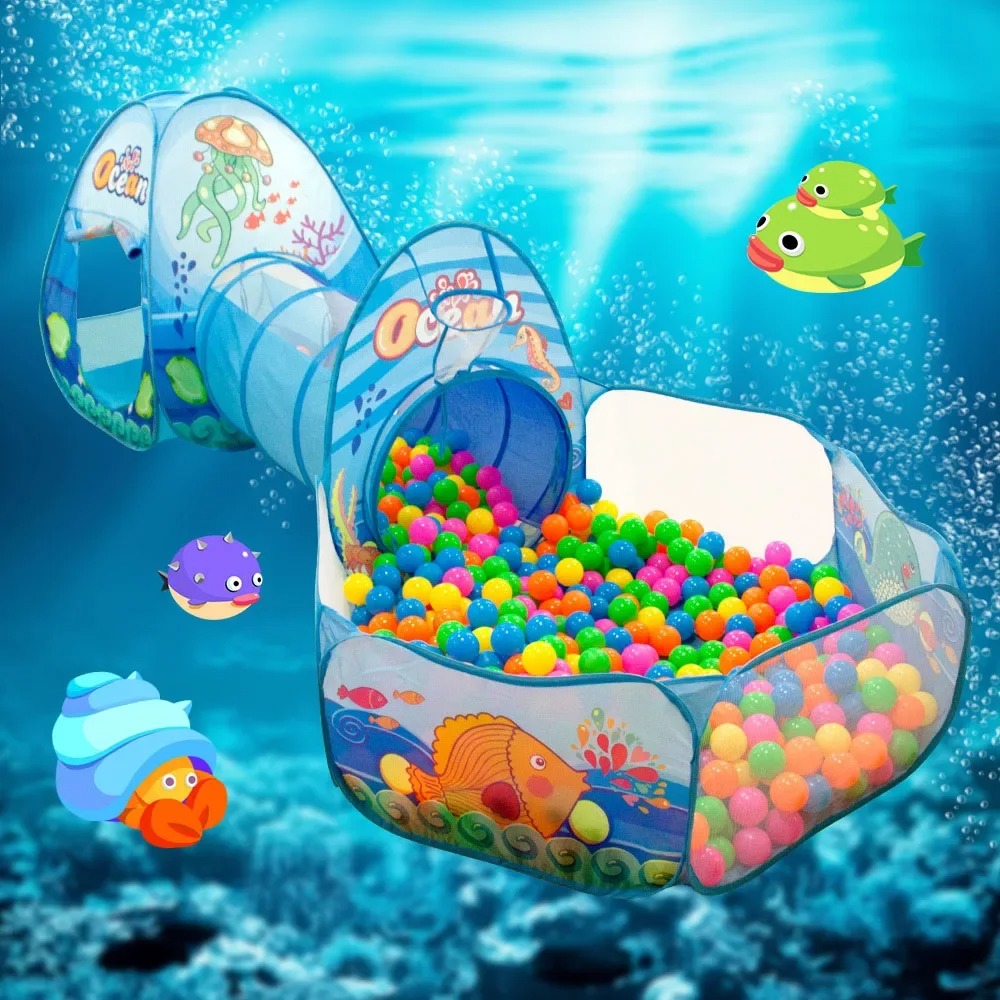 Kids Ball Pool Baby Playpen Po - Kids Outdoor Tunnel recension och pris