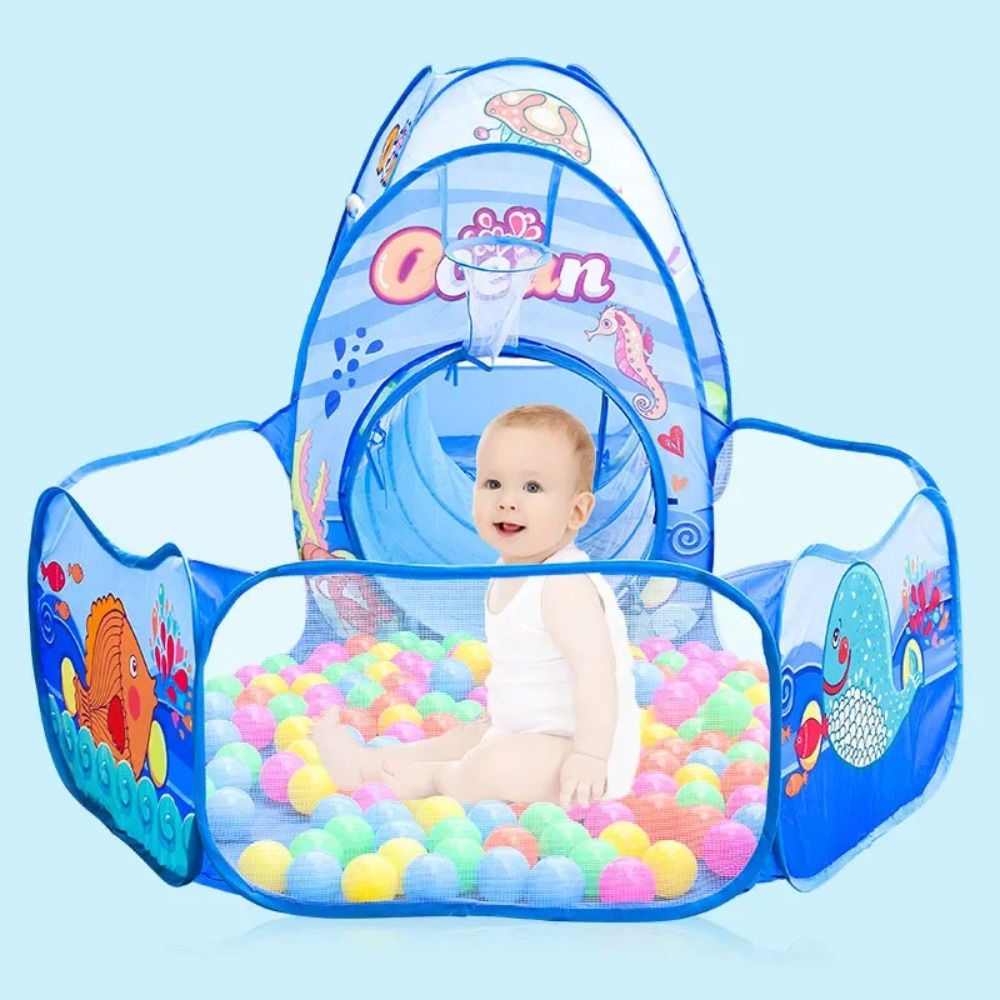Kids Ball Pool Baby Playpen Po - Kids Outdoor Tunnel recension och pris