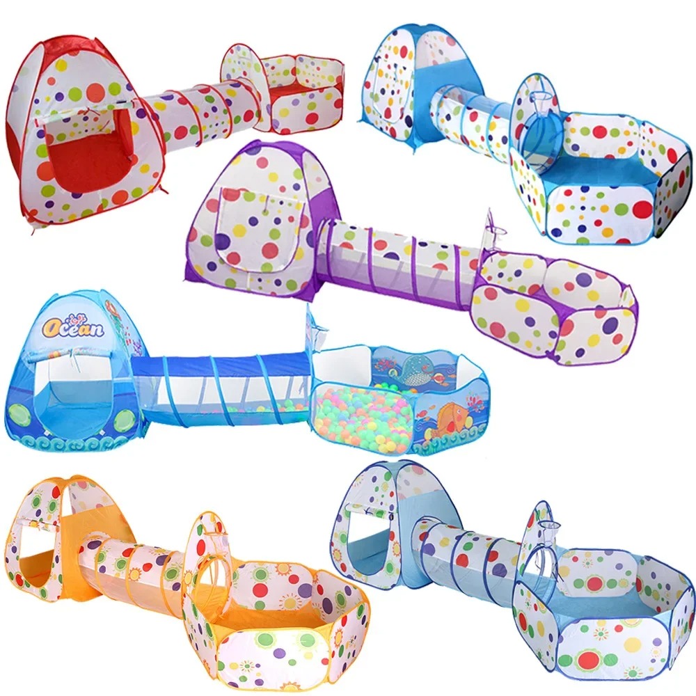 Kids Ball Pool Baby Playpen Po - Kids Outdoor Tunnel recension och pris
