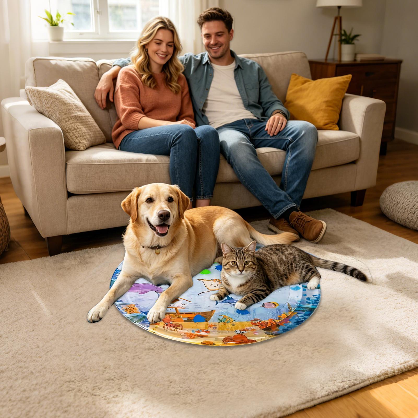Thicken Interactive Cat Play M - Slip Slide Water Mat recension och pris