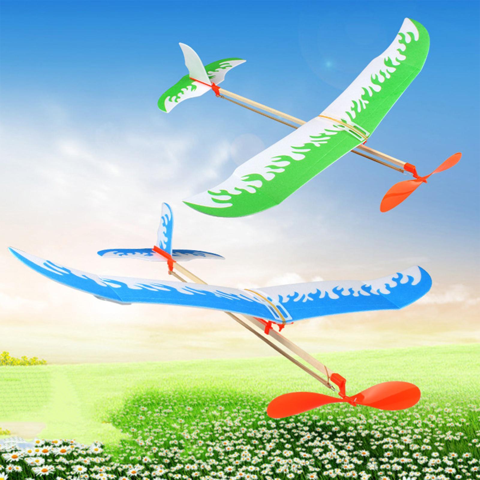 Rubber Band Airplanes Powered  - Kids Outdoor Exercise Equipment recension och pris