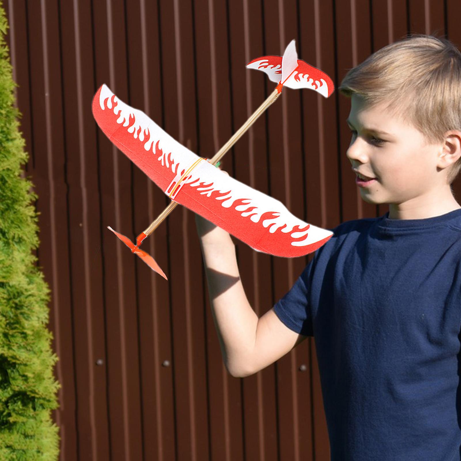 Rubber Band Airplanes Powered  - Kids Outdoor Exercise Equipment recension och pris
