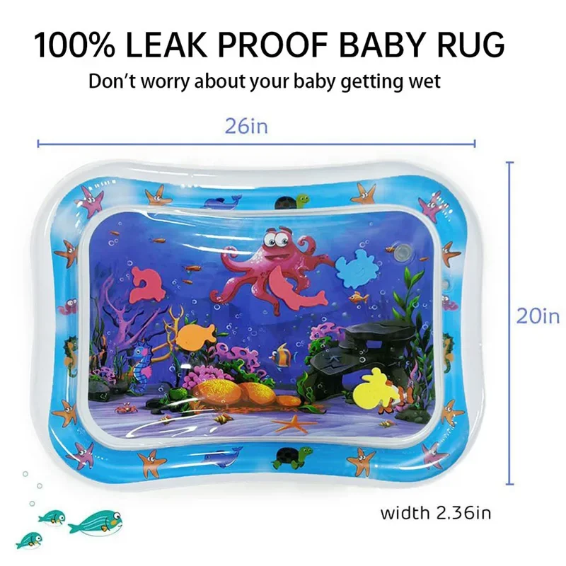 Baby Playing Water Mat Toddler - Slip Slide Water Mat recension och pris