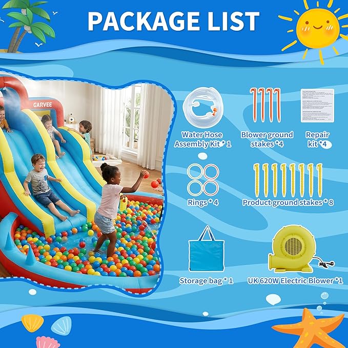 All-Season 8-in-1 Inflatable W - Kids Outdoor Park recension och pris