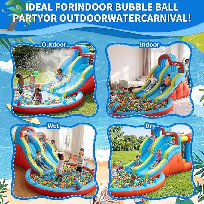 All-Season 8-in-1 Inflatable W - Kids Outdoor Park recension och pris