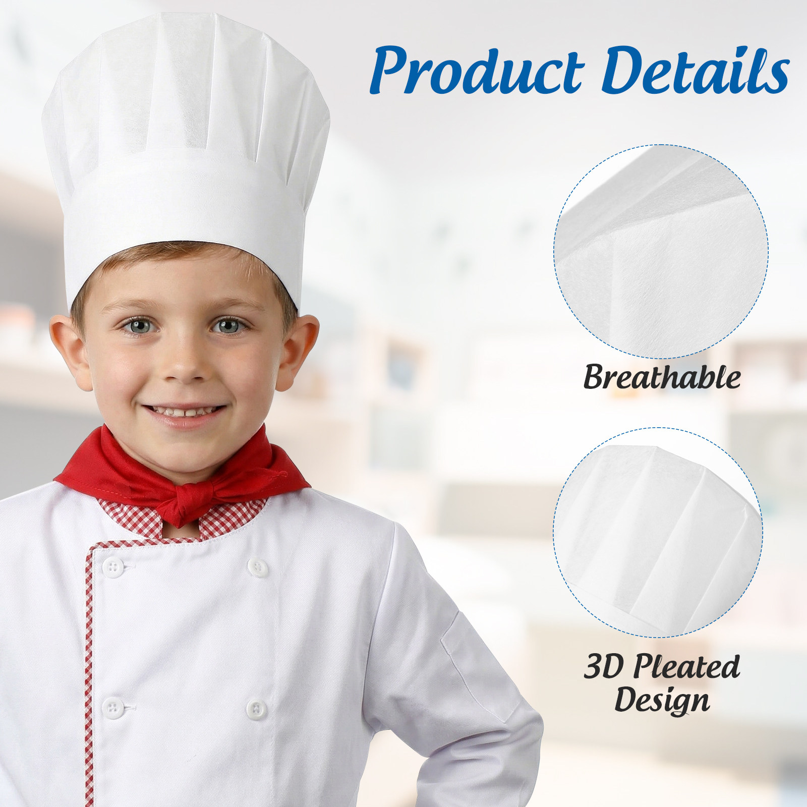 20pcs Children Disposable Chef - Kids Outdoor Kitchen Accessories recension och pris