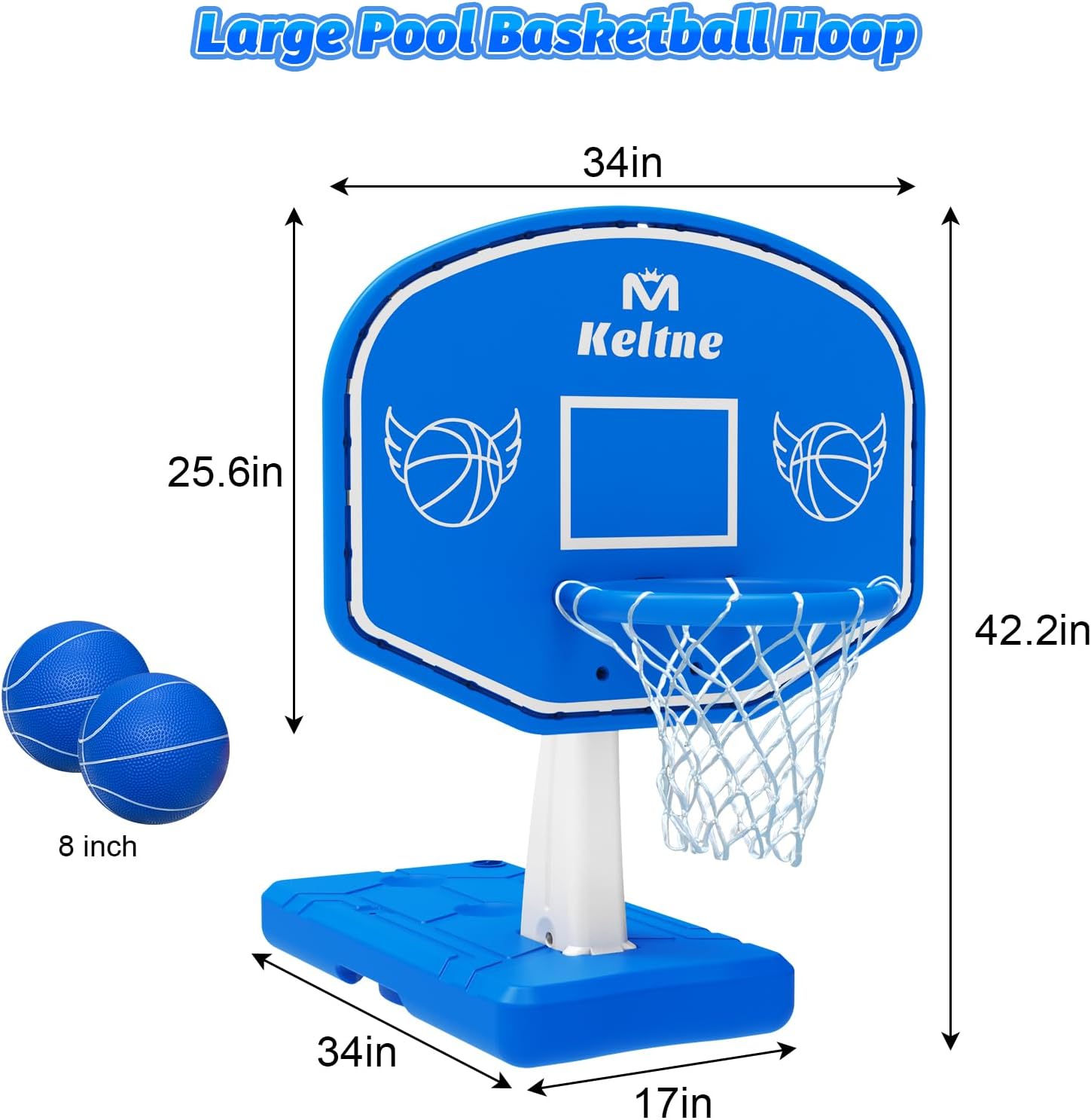 Large Swimming Pool Basketball - Kids Outdoor Basketball Hoop recension och pris