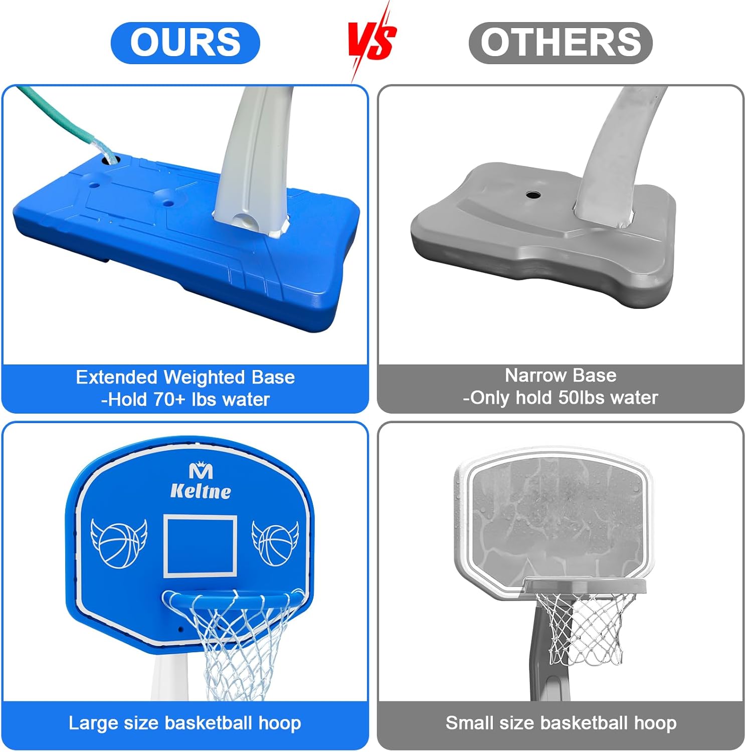 Large Swimming Pool Basketball - Kids Outdoor Basketball Hoop recension och pris