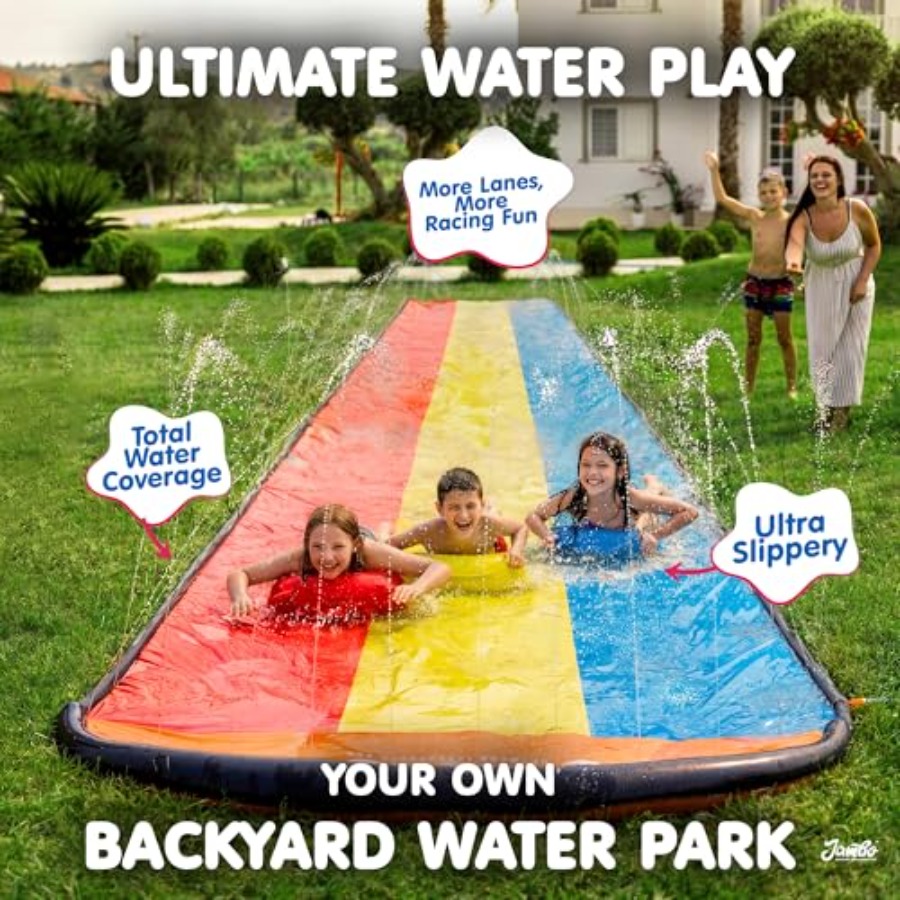 25Ft Premium XXL Slip Splash a - Slip Slide Water Mat recension och pris