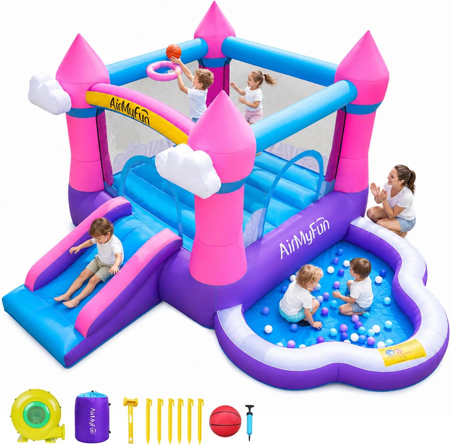 Pink Indoor/Outdoor Inflatable - Kids Outdoor Ball recension och pris