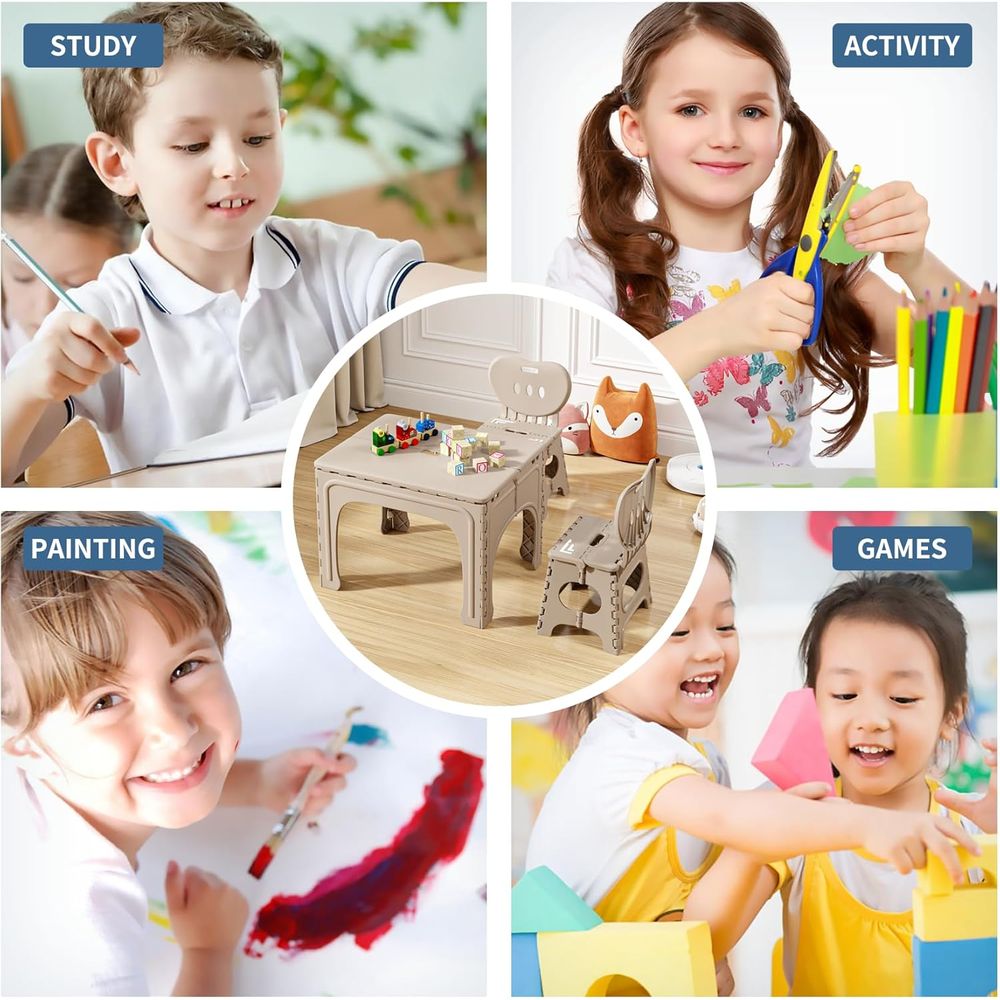 Kids Folding Table and Chairs  - Kids Outdoor Chair And Table recension och pris