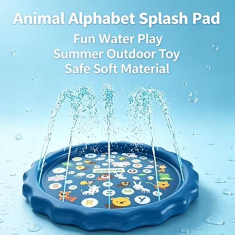 100/170cm Outdoor Kids Sprinkl - Slip Slide Water Mat recension och pris