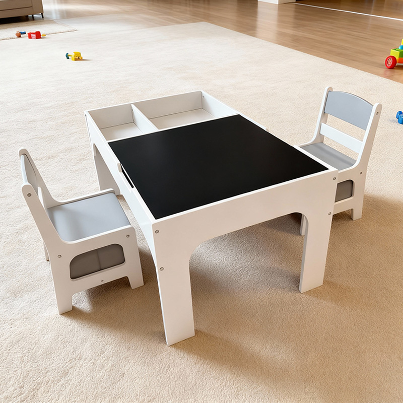 Modern Wooden Kids Table and C - Kids Outdoor Chair And Table recension och pris