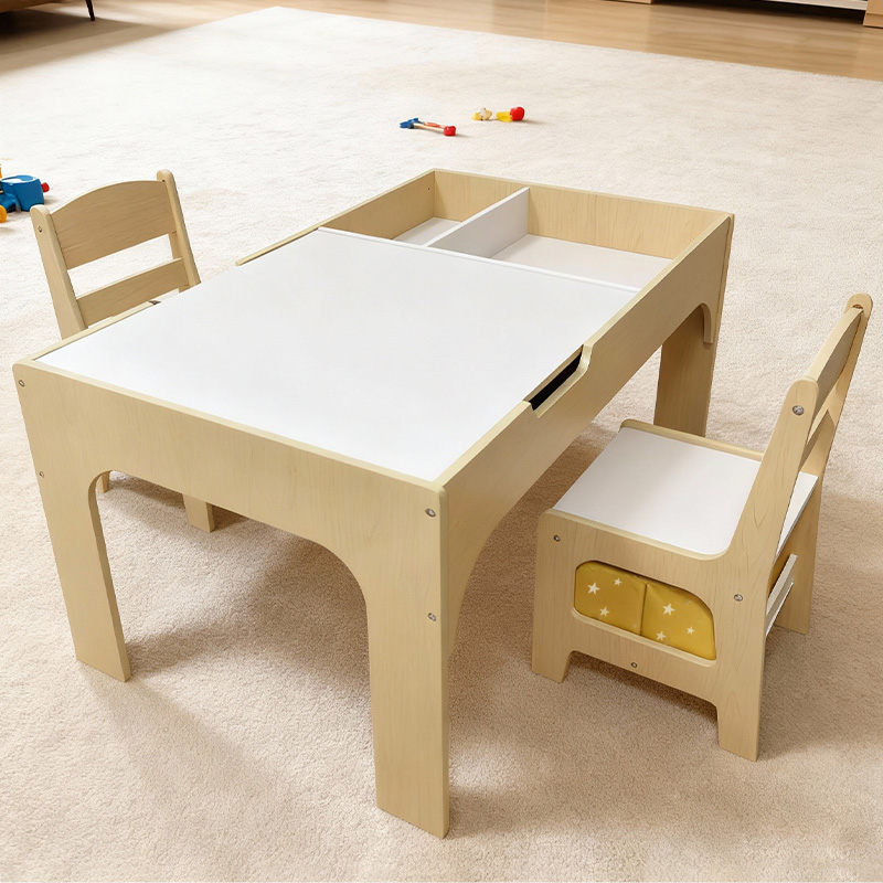 Modern Wooden Kids Table and C - Kids Outdoor Chair And Table recension och pris