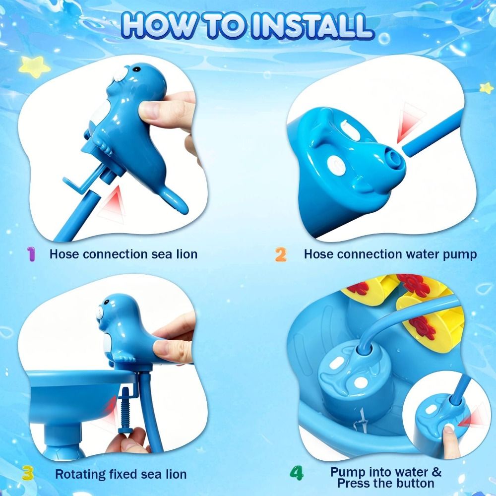 Portable No-Drill Water Table  - Kids Outdoor Water Play Table recension och pris
