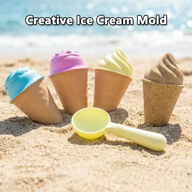 Kids Ice Cream Cone Sand Mold  - Kids Outdoor Exercise Equipment recension och pris
