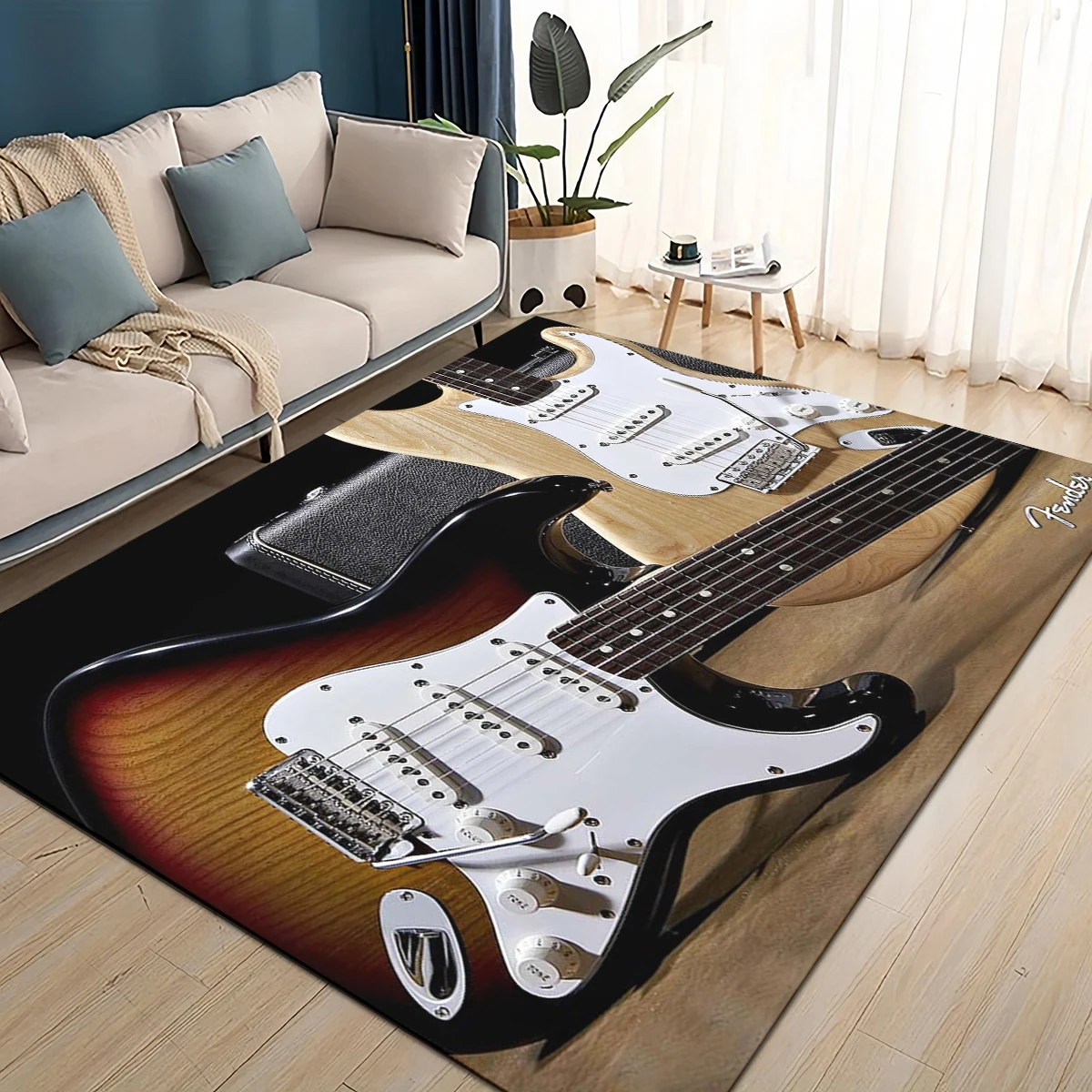 3D Retro Fender logo Guitar In - Kids Outdoor Instruments recension och pris