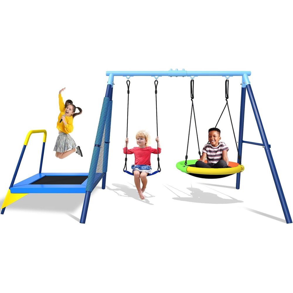 3-in-1 Kids Swing t with Tpoli - Kids Outdoor Zone recension och pris
