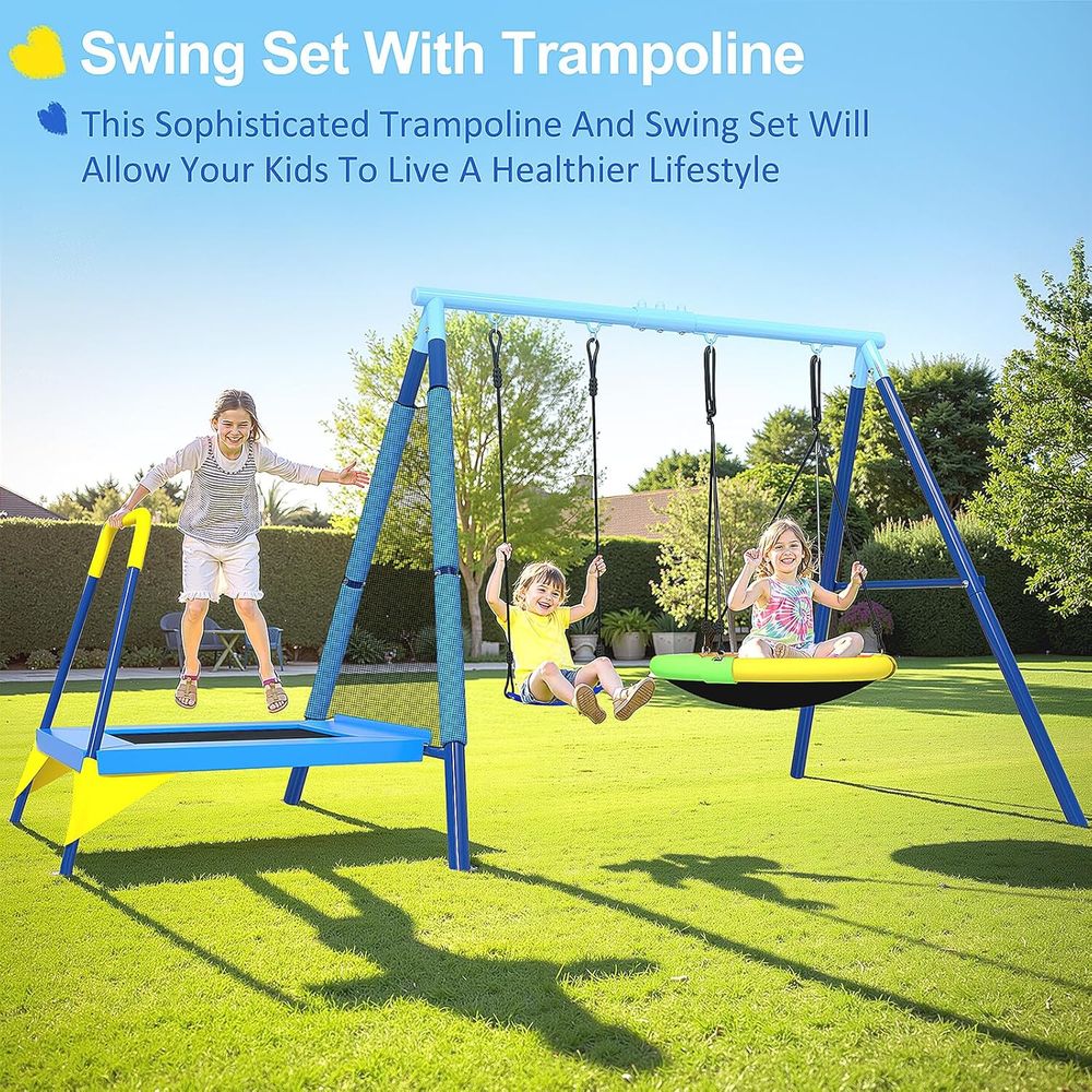 3-in-1 Kids Swing t with Tpoli - Kids Outdoor Zone recension och pris