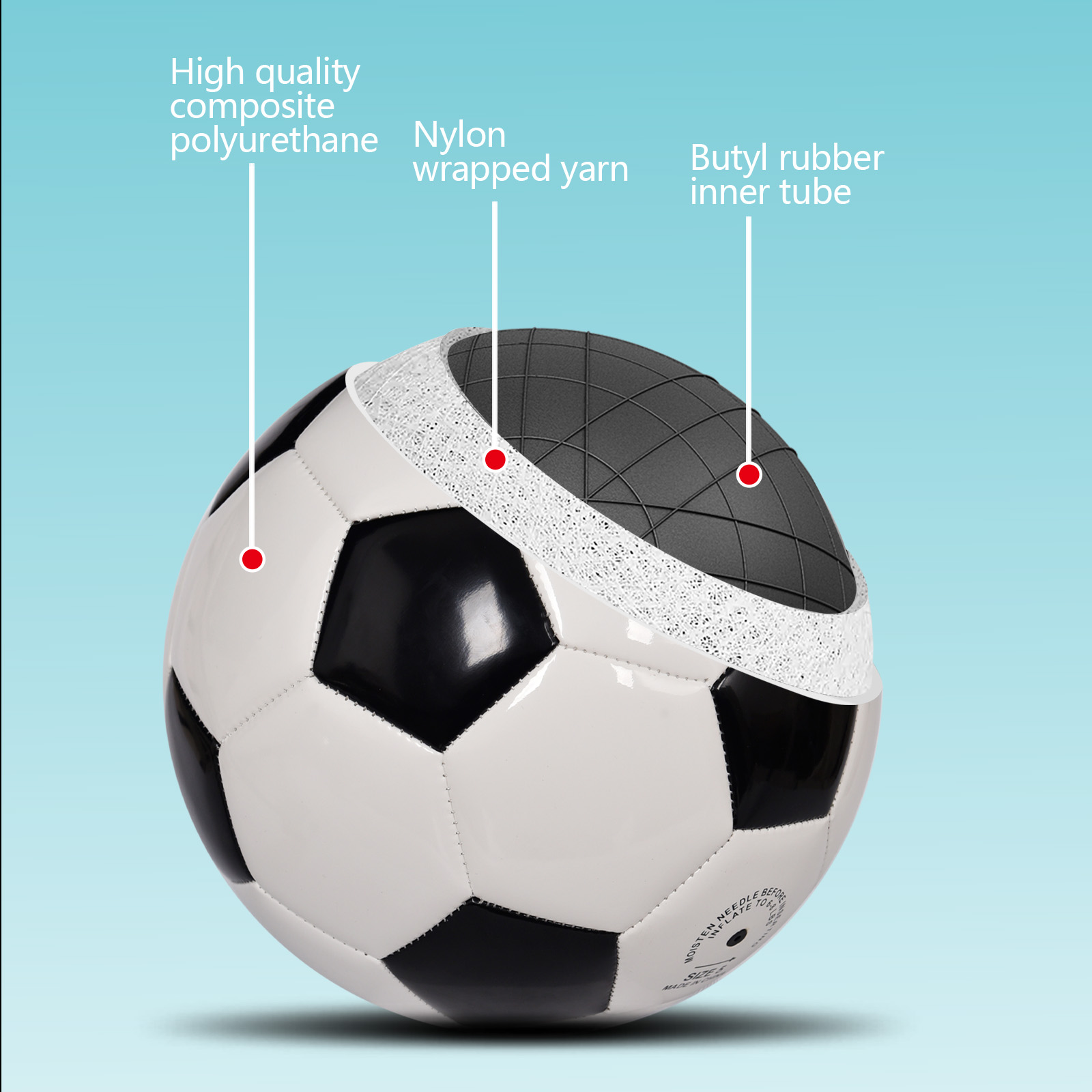 Soccer Ball-Official Size 5 Cl - Kids Outdoor Ball recension och pris
