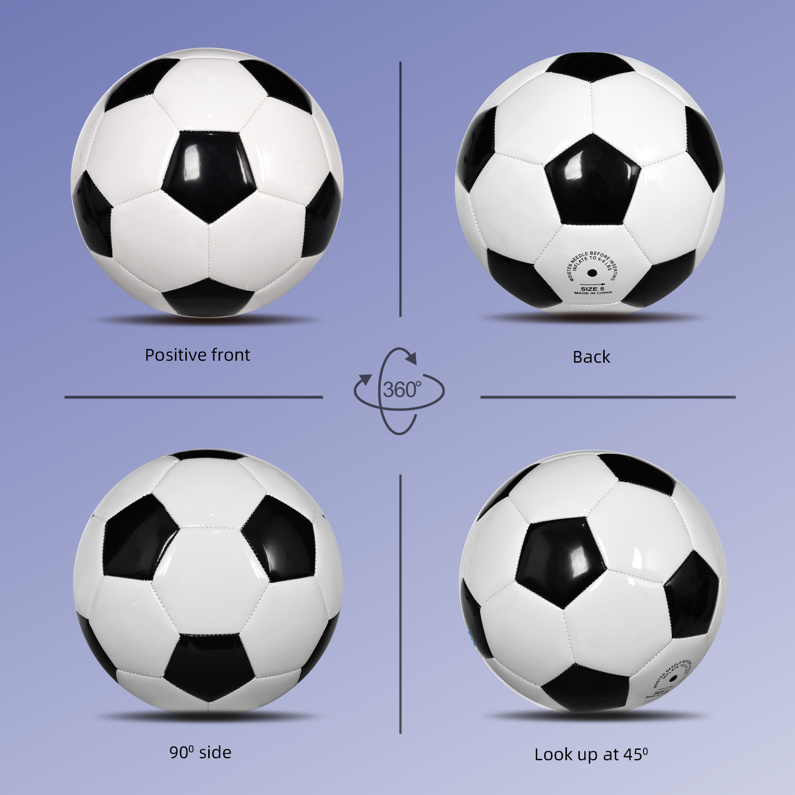 Soccer Ball-Official Size 5 Cl - Kids Outdoor Ball recension och pris