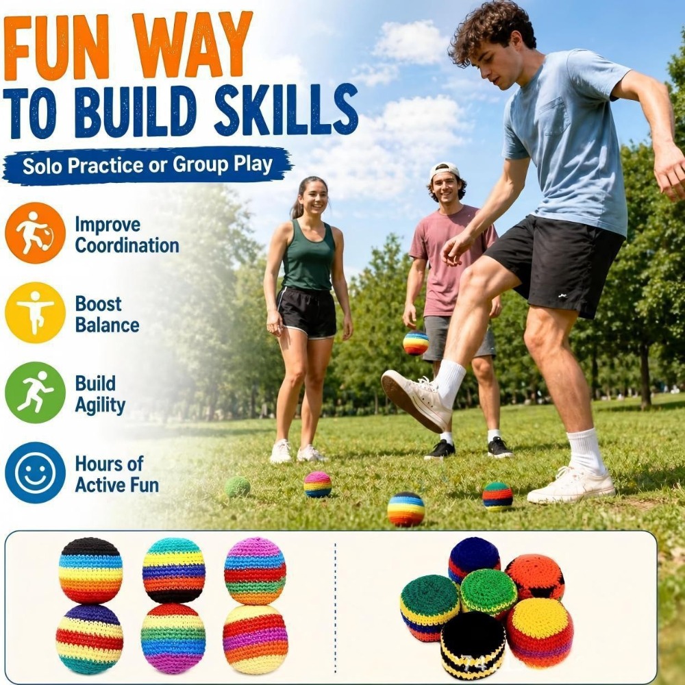 New Soft Footbag Hack Sandbag  - Kids Outdoor Ball recension och pris