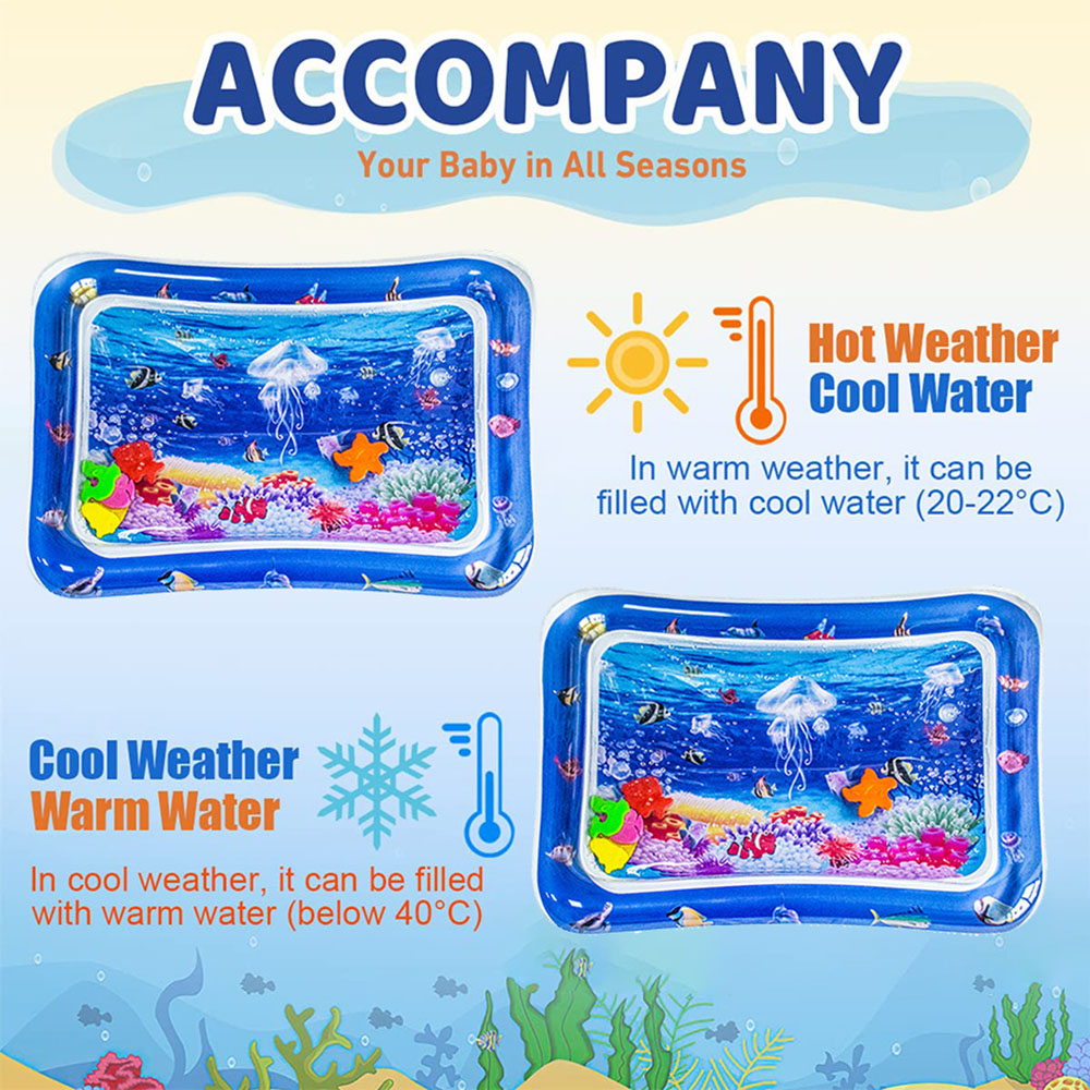 1pc Inflatable PVC Playing Mat - Kids Outdoor Water Play Table recension och pris