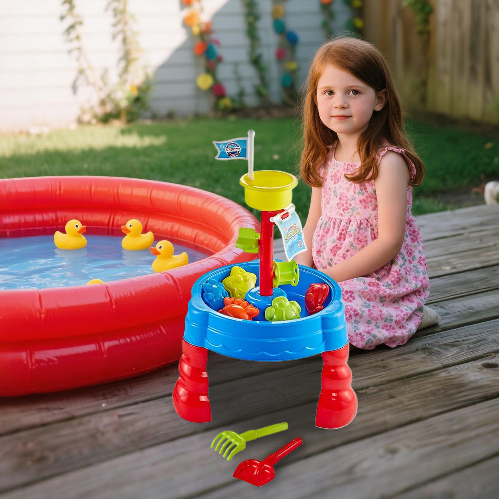 Sand and Water Table Water Pla - Kids Outdoor Water Play Table recension och pris